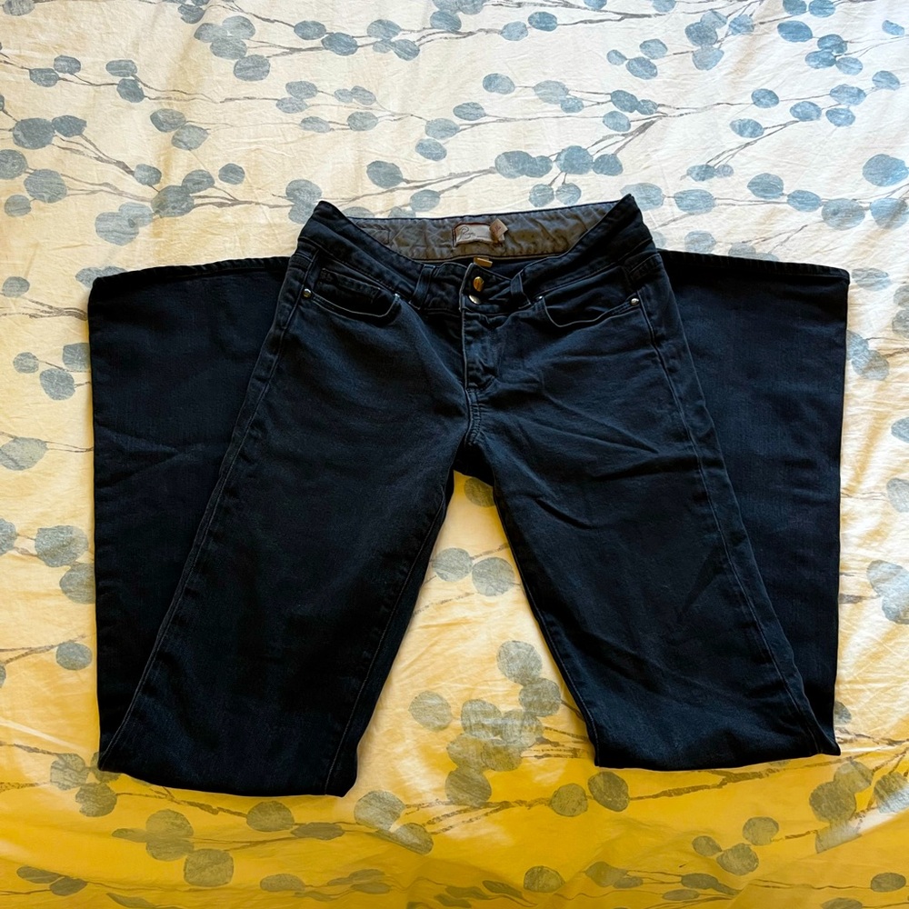 Paige Premium Denim Hidden Hills 28 Black Jeans